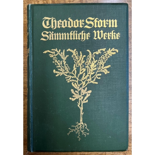 195 - Theodor Storm, all works, (6) further pocket editions of Shakespeare, etc (25 volumes total approx) ... 