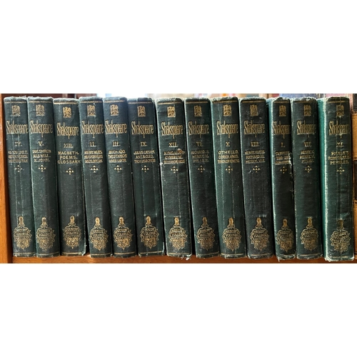 195 - Theodor Storm, all works, (6) further pocket editions of Shakespeare, etc (25 volumes total approx) ... 