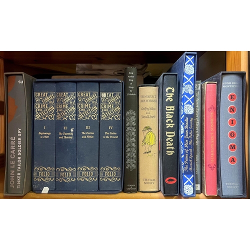 199 - Folio Society - The Great Stories of Crime and Detection, cased four volume set, The Compleet Molesw... 