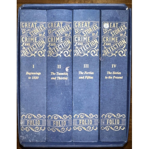 199 - Folio Society - The Great Stories of Crime and Detection, cased four volume set, The Compleet Molesw... 