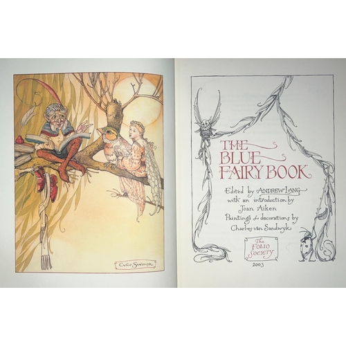 200 - The Blue Fairy Book, Grimm's Fairy Tales, Hans Andersons Fairy Tales, The Fables of Aesop, together ... 