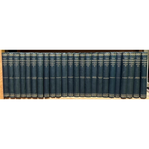 205 - Sir Walter Scott - The Waverley Novels, 24 volumes, printed by Adam and Charles Black c.1885/90