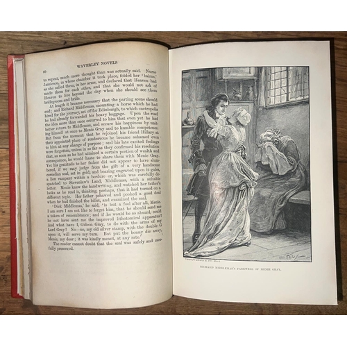 206 - Sir Walter Scott - The Waverly Novels, 25 volumes c.1890