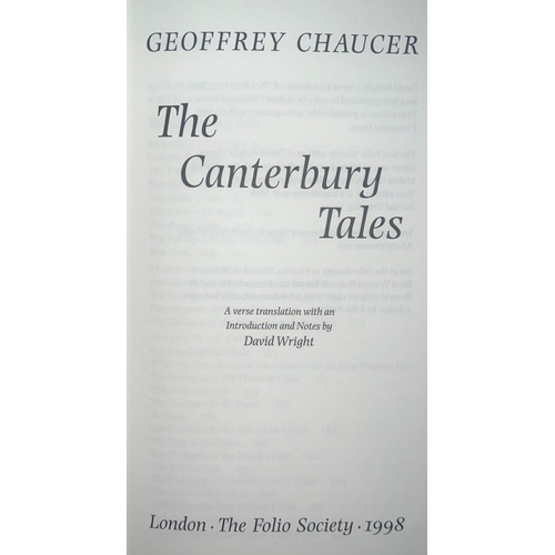 207 - Folio Society - 36 volumes to include The Canterbury Tales, Colour, Myths and Legends of India, John... 