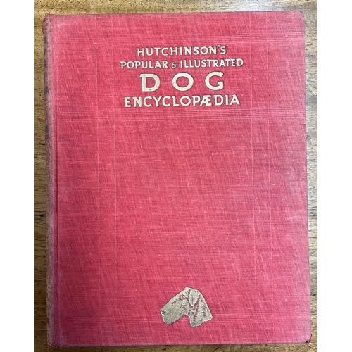 262 - Hutchinsons Dog Encyclopaedias, three volumes, cloth bound