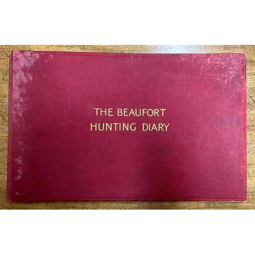 267 - The Beaufort Hunting Diary with hand written pages detailing the Berkeley Hunt, November 7th 1931, m... 