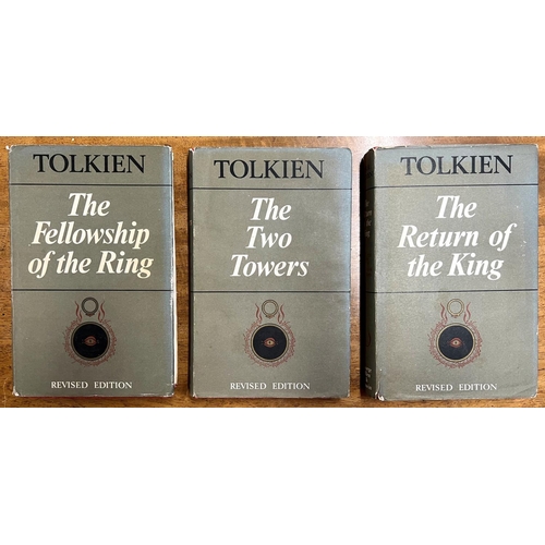 268 - JRR Tolkien - The Fellowship of the Ring, Two Towers and The Return of the King, second edition, thi... 