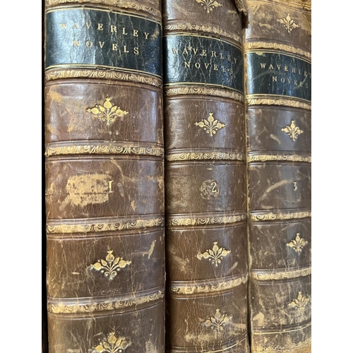 271 - Sir Water Scott - The Waverley Novels, four volumes 1868, Goldsmiths Roman History, two volumes, and... 