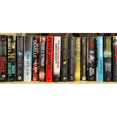 274 - Modern Novels - to include Lee Child, John Grisham, Jerry Archer, Tom Clancy, etc all hardback, etc ... 