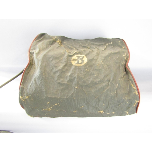 1555 - A Burroughs Electronic Calculator with a distressed original bag.