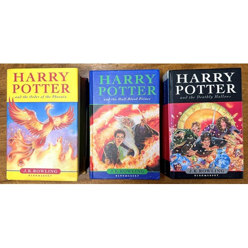 282 - JK Rowling - Harry Potter - Order of the Phoenix, Deathly Hallows and Half Blood Prince (3)