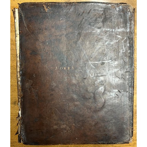 295 - William IV period bible in Welsh, leather bound, published 1835