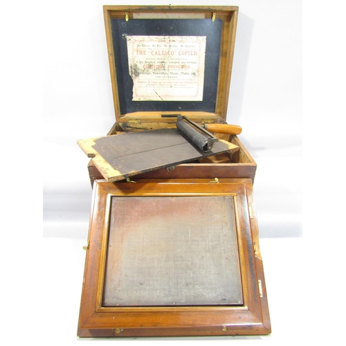 1587 - A Remington portable typewriter, purchased 27th October 1927, together with a Calesco copier of the ... 