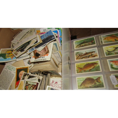 303 - A large collection of cigarette cards with examples by Will's and Players, the majority in albums to... 