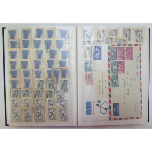 304 - Three albums of stamps, early 20th century French, Belgian, etc together with FDCs, stockbook contai... 