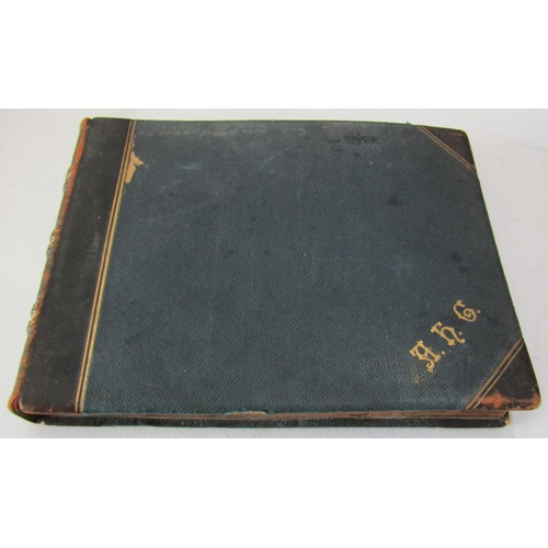 313 - A quantity of Victorian and later photographic albums, English and European, some portraiture, some ... 