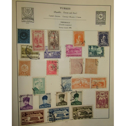 315 - Criteria stamp album containing a worldwide selection of stamps, mainly 1920 - 40s period and a furt... 