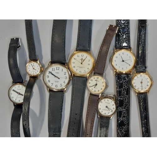 1390 - Mixed collection of watches to include a boxed red Ice-Watch, boxed Seiko, three Sekonda examples, C... 