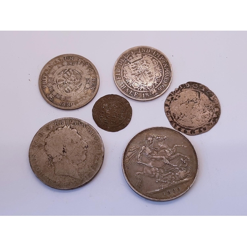 1436 - A collection of worldwide coinage mainly mid-20th century and later, two Victorian silver crowns and... 