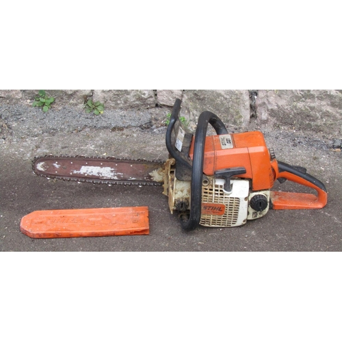 2056B - A Stihl 021 petrol driven chainsaw