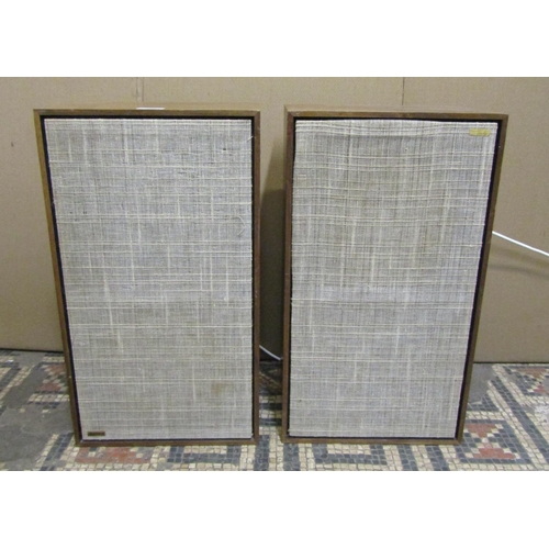 2125A - Pair of vintage Dynaco hi-fi speakers, 32cm W x 25cm D x 57cm H