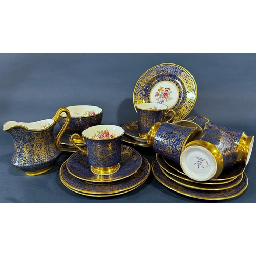 1019 - A collection of tea wares to include Royal Crown Derby 'Derby Posies' pattern wares comprising teapo... 