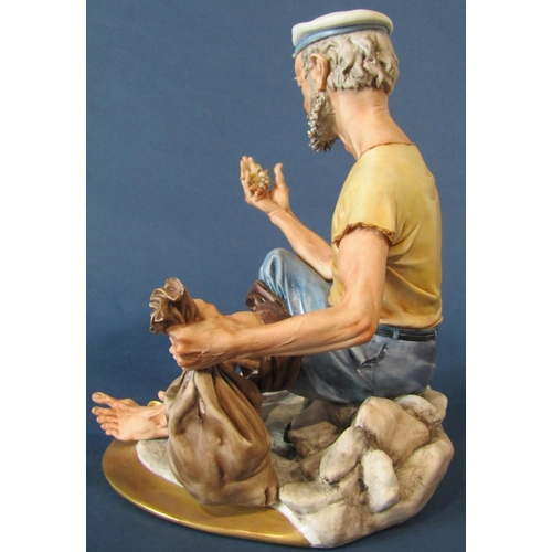 1059 - A Capodimonte figure of a sailor