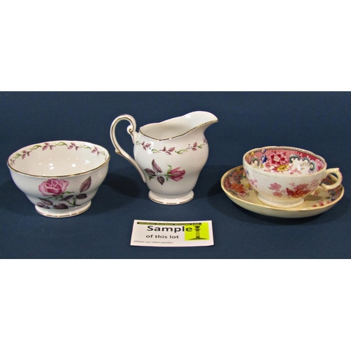 1103 - A collection of tea cups and sauces to include Mason's Regency pattern ware, Royal Standard plates, ... 