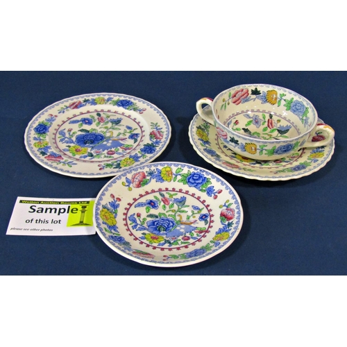 1103 - A collection of tea cups and sauces to include Mason's Regency pattern ware, Royal Standard plates, ... 