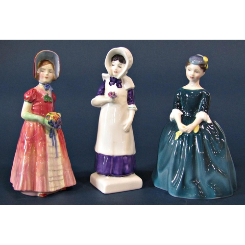 1118 - A collection of Doulton ware figures including Diana, Cherie, Anna, Melanie, Enchantment, Adrienne a... 