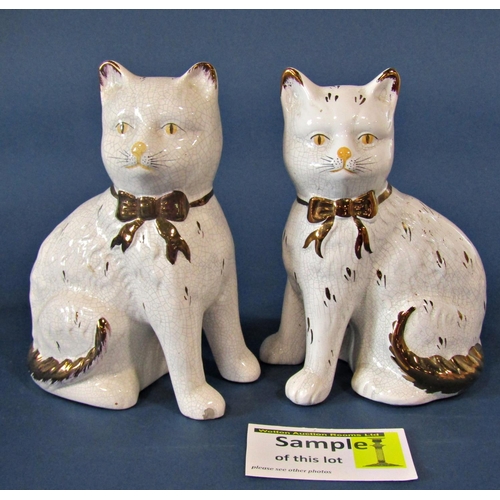 1131 - A collection of cat ornaments by various manufacturers to include Beswick, Copenhagen, Staffordshire... 