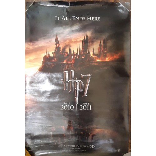 322 - Collection of Harry Potter memorabilia including various posters (largest 176x120cm), Play Station 2... 