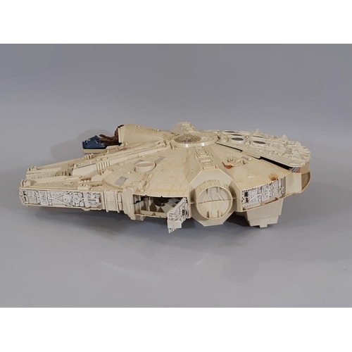 335 - 1979 Star Wars Millennium Falcon by Kenner ( a few missing parts) with 9 x 1980's figures including ... 