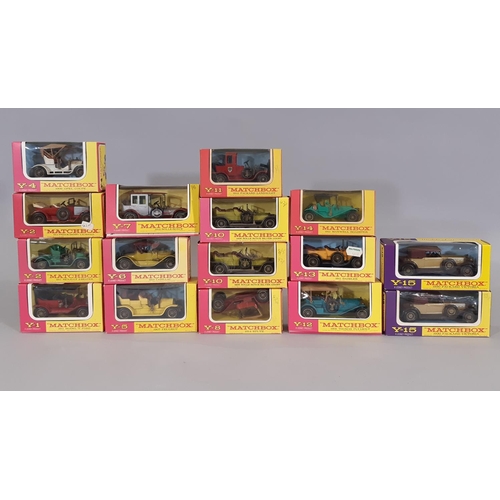 337 - Collection of model vehicles including 16 boxed  Matchbox 'Models of Yesteryear' cars (2nd and 3rd i... 