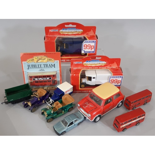 337 - Collection of model vehicles including 16 boxed  Matchbox 'Models of Yesteryear' cars (2nd and 3rd i... 