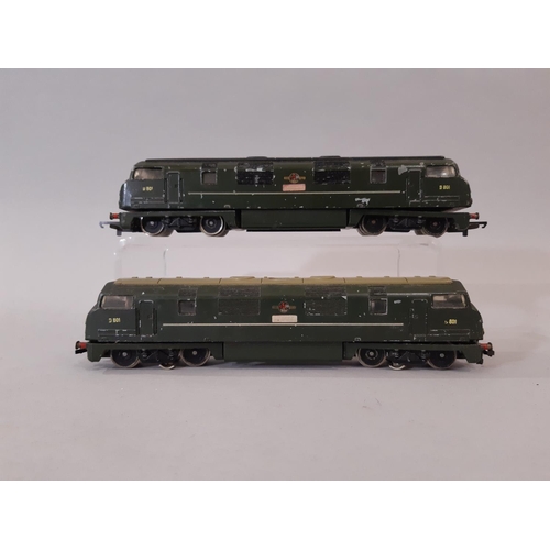 353 - Collection of 8 model 00 gauge diesel engines including Lima 'Meld' Class 55 no L205105 with 2 Lima ... 