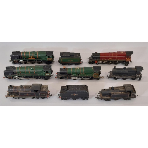 355 - 7 model railway locomotives, all 00 gauge including Hornby Dublo 4-6-2 'Barnstaple ' with tender, 'C... 