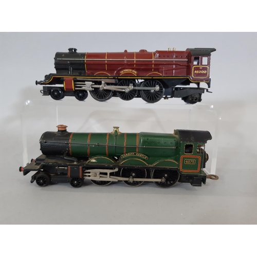 355 - 7 model railway locomotives, all 00 gauge including Hornby Dublo 4-6-2 'Barnstaple ' with tender, 'C... 