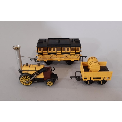 357 - 00 gauge railway models including Stephenson's Rocket by Triang R651 R652, a Triang R354  4-2-2 loco... 