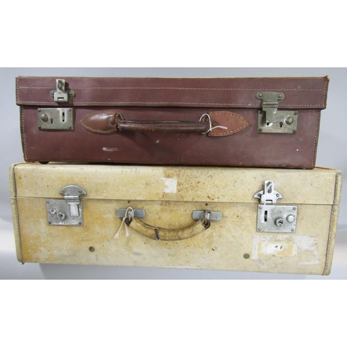 1466 - Two vintage pieces of luggage