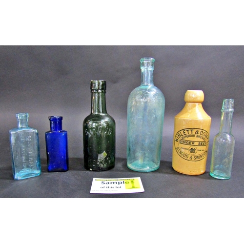 1179 - A quantity of vintage beer bottles, medicine bottles, chemists bottles, etc