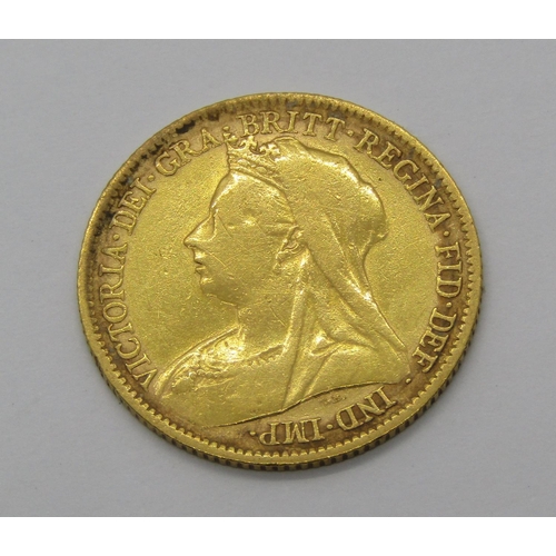 1295 - Half sovereign dated 1899