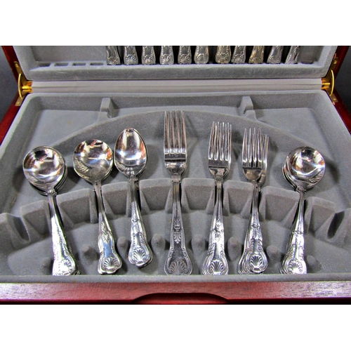 1190 - A large quantity of loose silver plated flatware together with three canteens of cutlery (incomplete... 