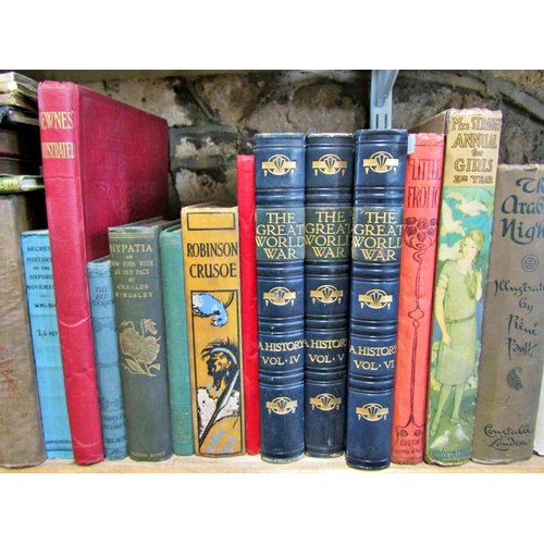 205 - Mixed interest to include vintage children's books - A Conan Doyle, The Arabian Nights, illustrated ... 