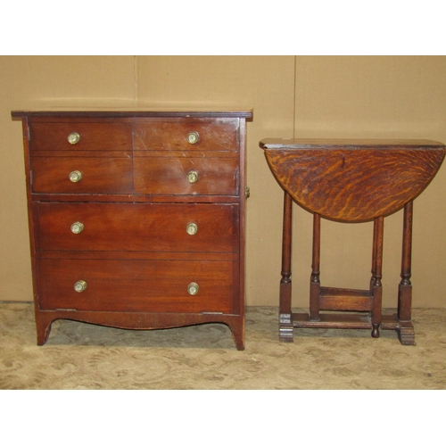 2189 - 19th century mahogany bedside cupboard / lamp table with flame veneered cupboard door, raised on sle... 