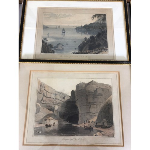 24 - THIRTEEN PRINTS (18th Century and later) - Mainly maritime themed depicting shipwreck, smuggling, Pl... 