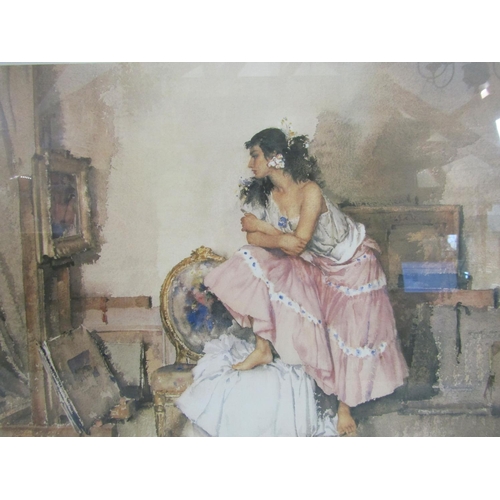 35 - William Russell Flint (1880-1969) - Four prints including 'A Scrap of Newspaper' and 'The Passer By'... 