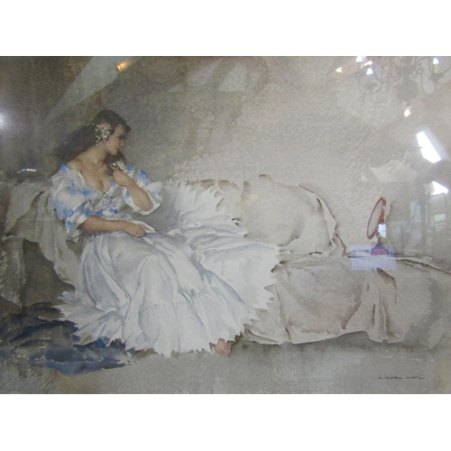 35 - William Russell Flint (1880-1969) - Four prints including 'A Scrap of Newspaper' and 'The Passer By'... 