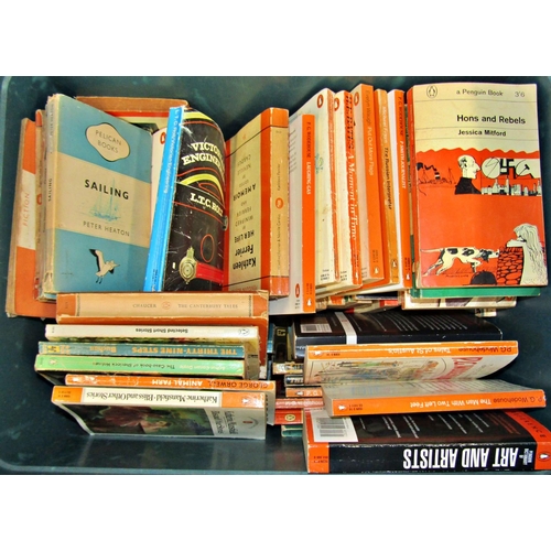 234 - A collection of vintage Penguin paperbacks, together with some Pelican and other publications