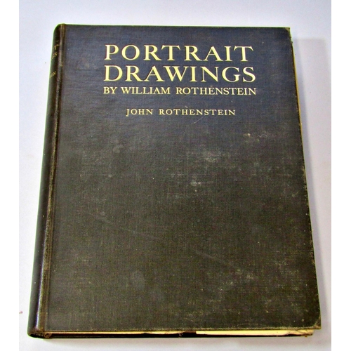 237 - Art Interest - Portrait Drawings by William Rothenstein, 60 Designs for the Theatre, by Albert Ruthe... 